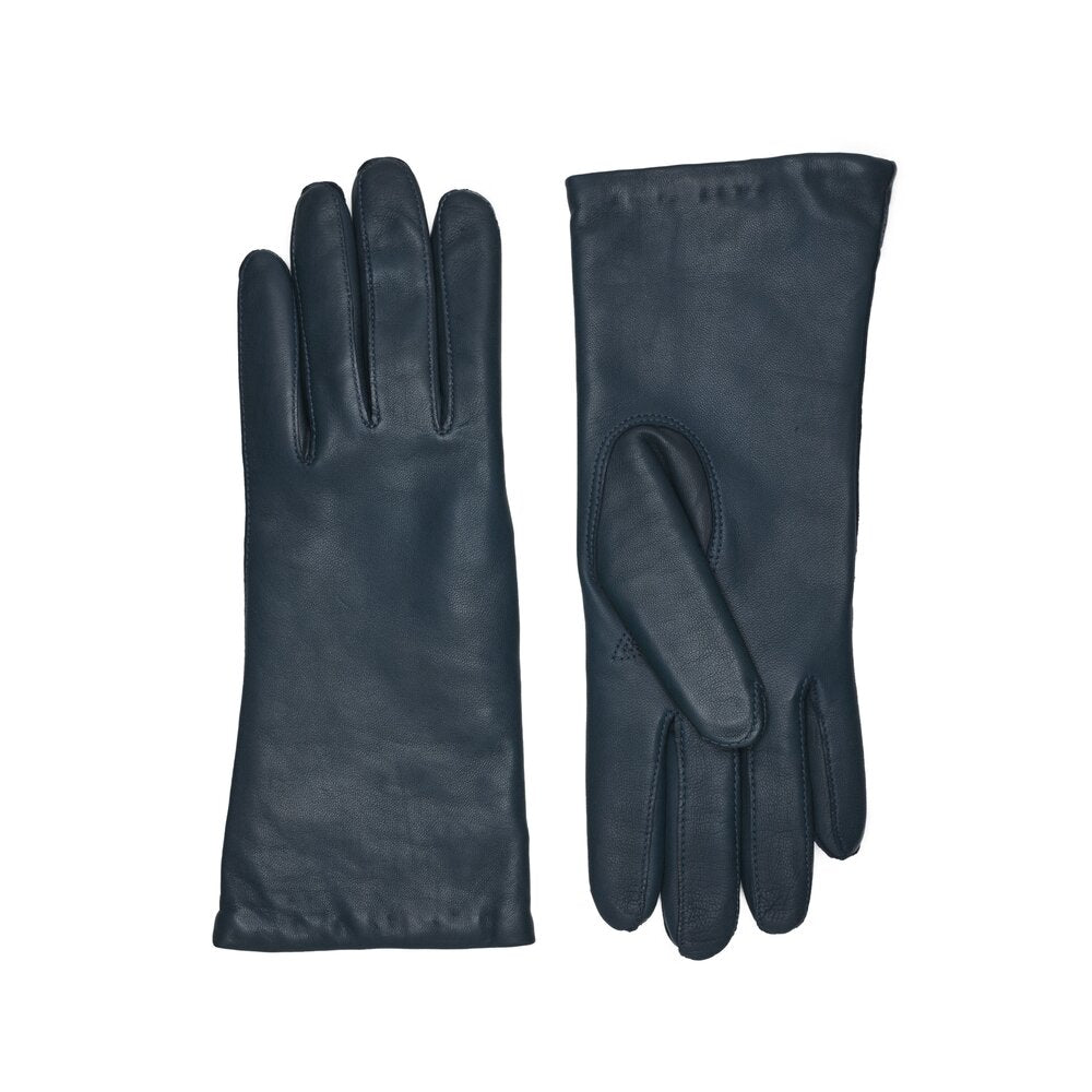 Rhanders Handsker 3” Lamb full piqué skindhandsker - Denim - Bahne